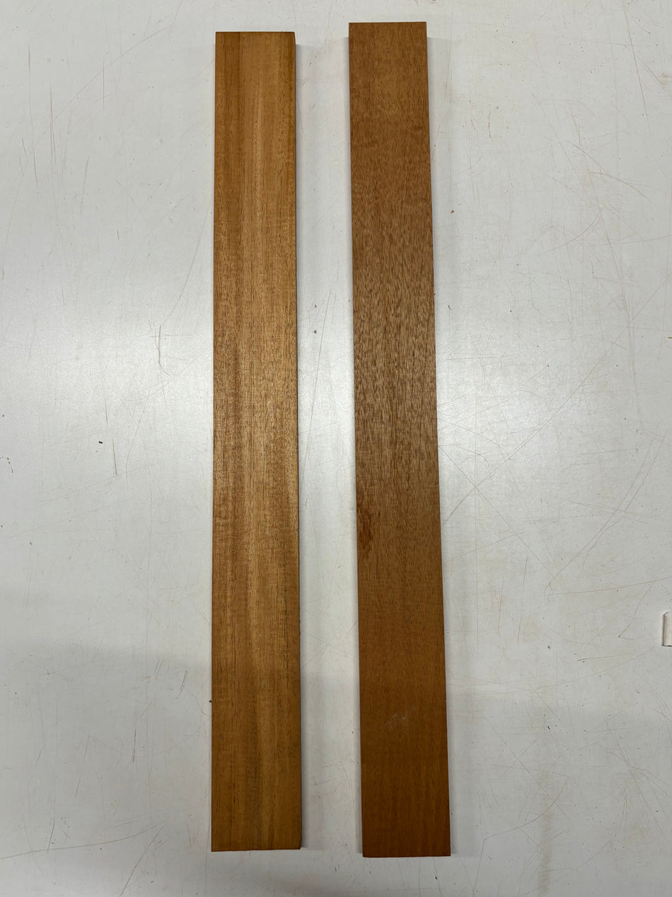 2 pack, Honduras Mahogany Thin Stock Lumber  30"x3"x5/8" , 30"x3"x3/4"#4943