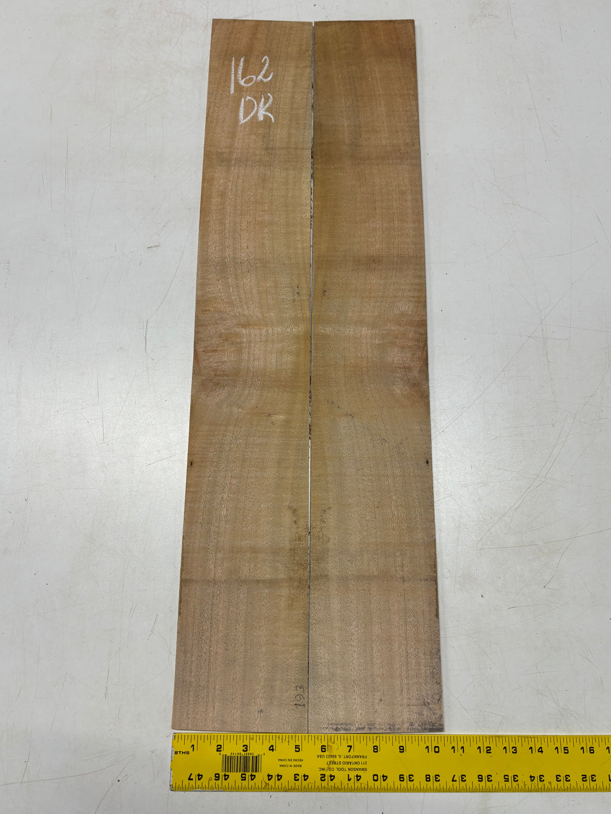 Figured Flame Mango Dreadnought Guitar Back and Side Set #162 - Exotic Wood Zone
