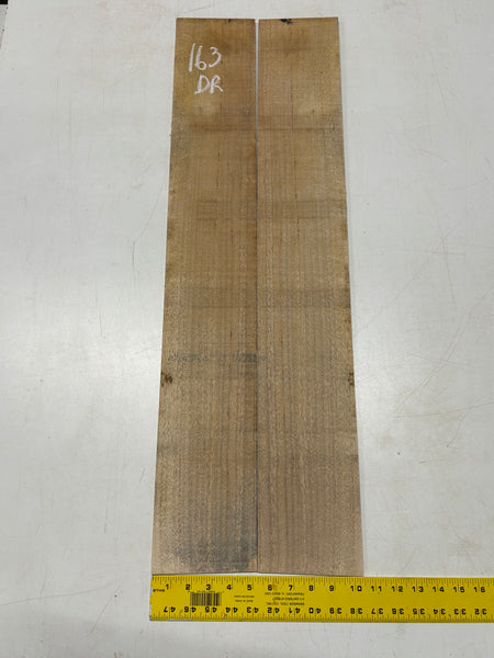 Figured Flame Mango Dreadnought Guitar Back and Side Set #163 - Exotic Wood Zone