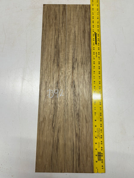 Black Limba Dreadnought Guitar Side Set  33"x5"x3/16" #7392 - Exotic Wood Zone