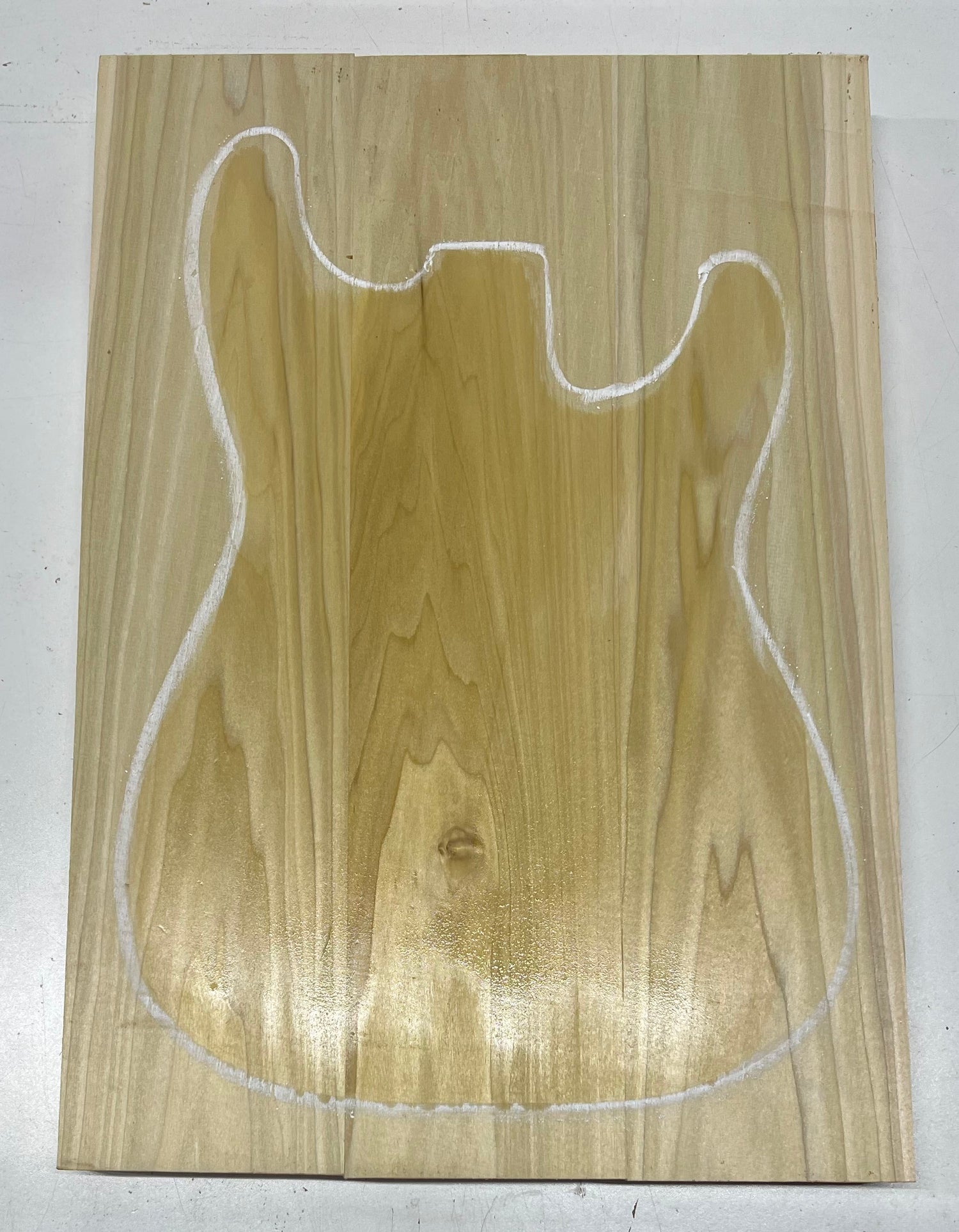 Yellow Poplar Guitar Body Blanks - 21&quot; x 14-1/2&quot; x 1-3/4&quot;, 10 Lbs 