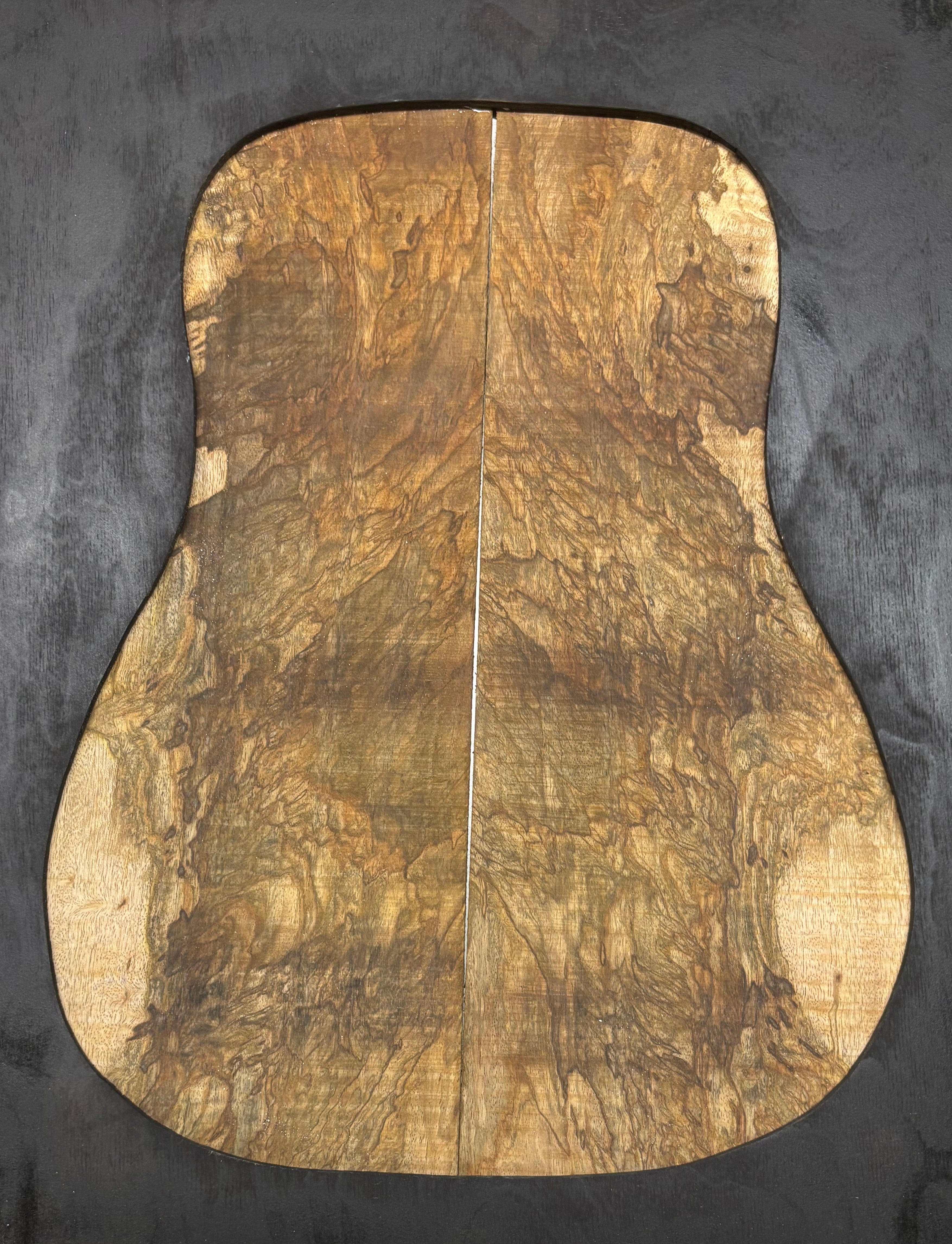 Figured Flame Mango Dreadnought Guitar Back and Side Set #164 - Exotic Wood Zone