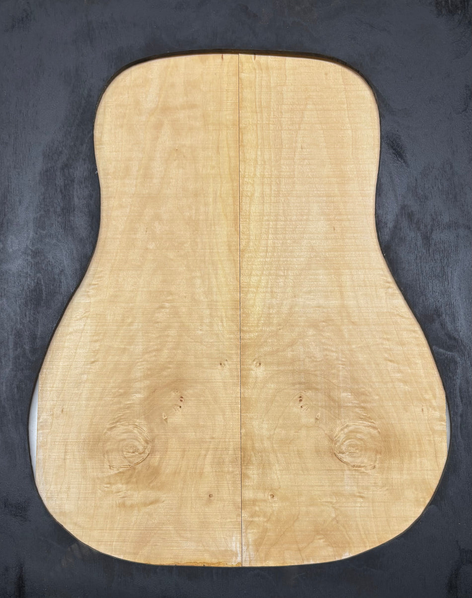 Flame Hard Maple Classical Guitar Back and Side Set #2008