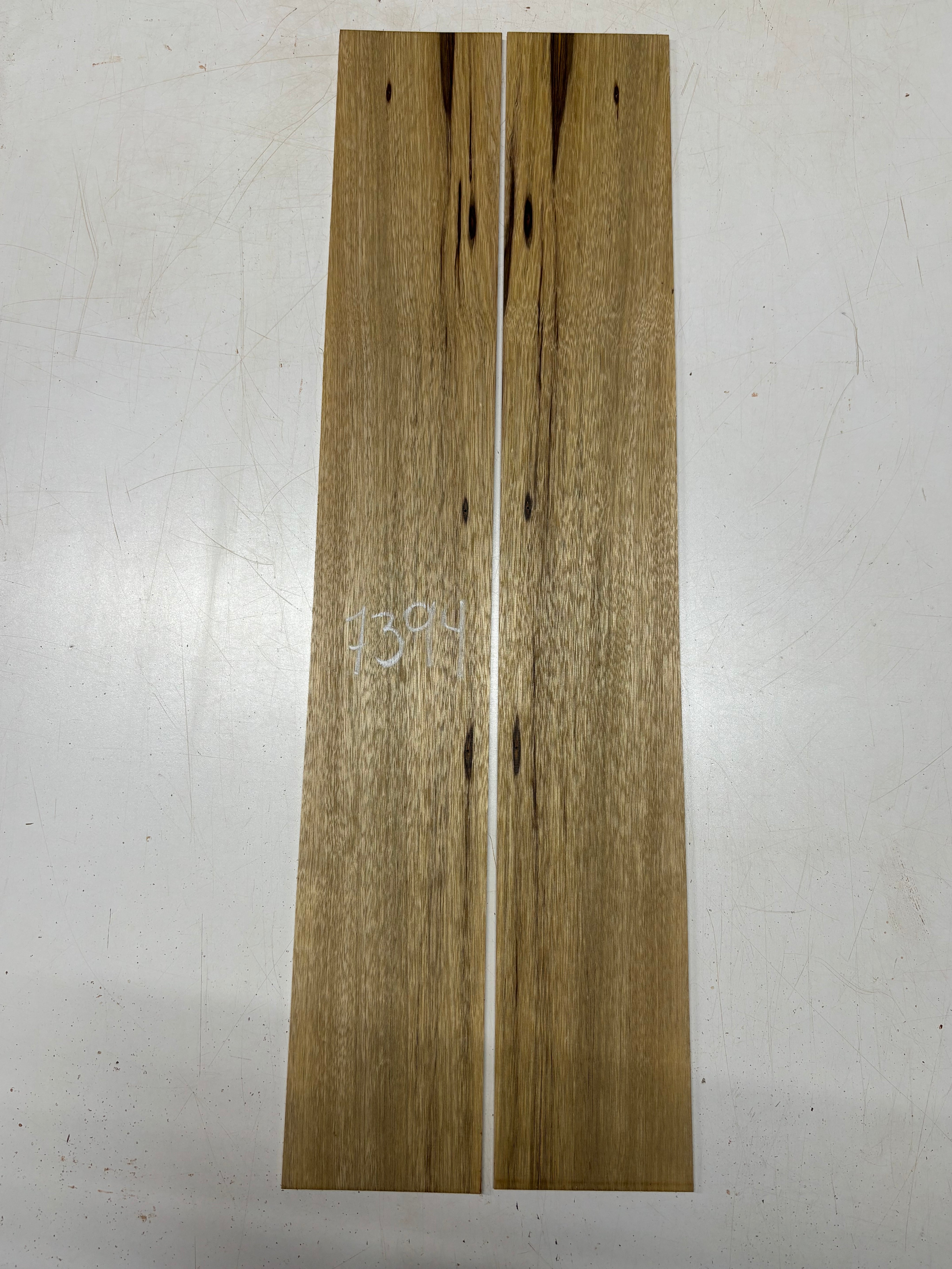 Black Limba Dreadnought Guitar Side Set  33"x5"x3/16" #7394 - Exotic Wood Zone