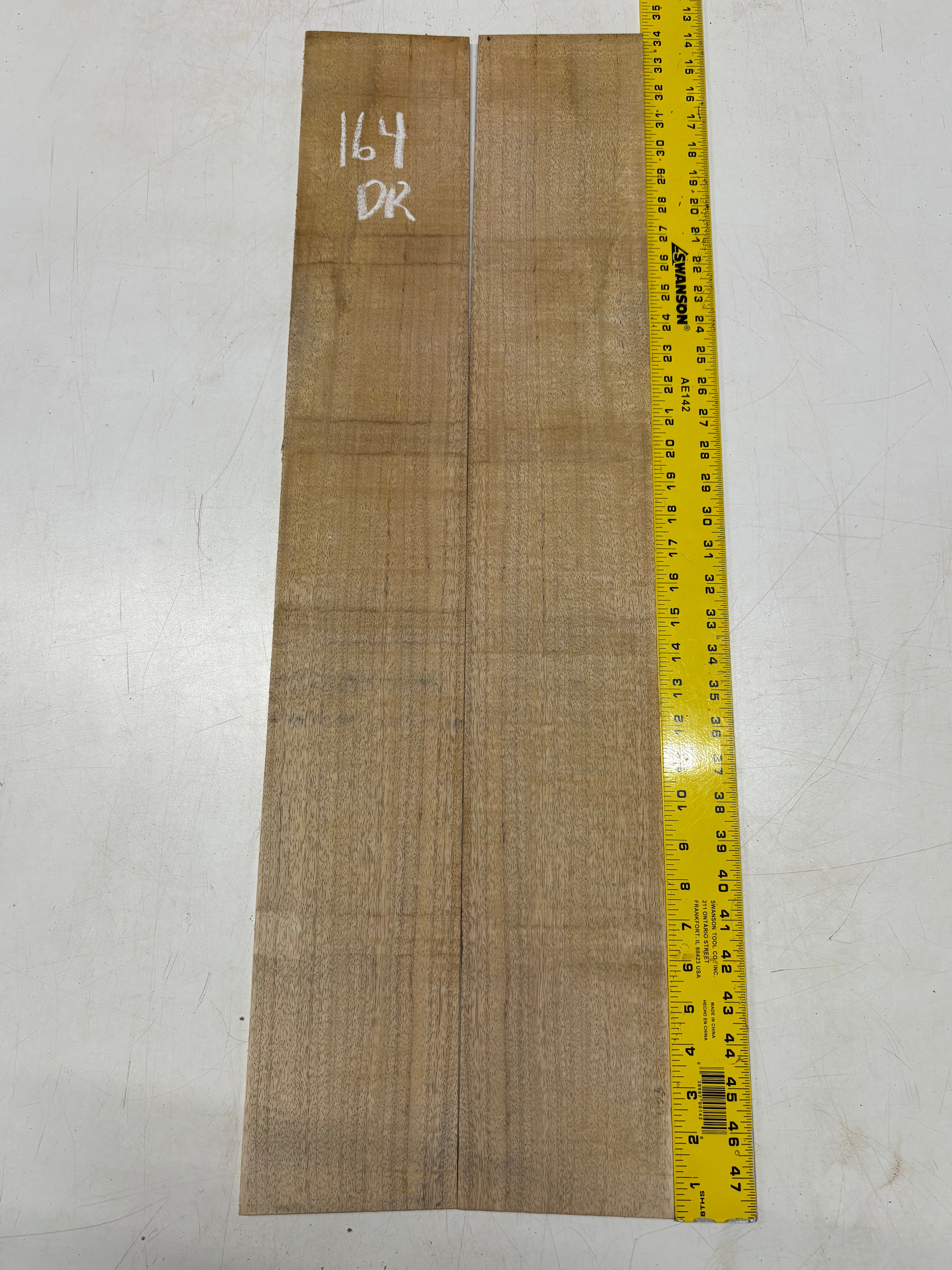 Figured Flame Mango Dreadnought Guitar Back and Side Set #164 - Exotic Wood Zone
