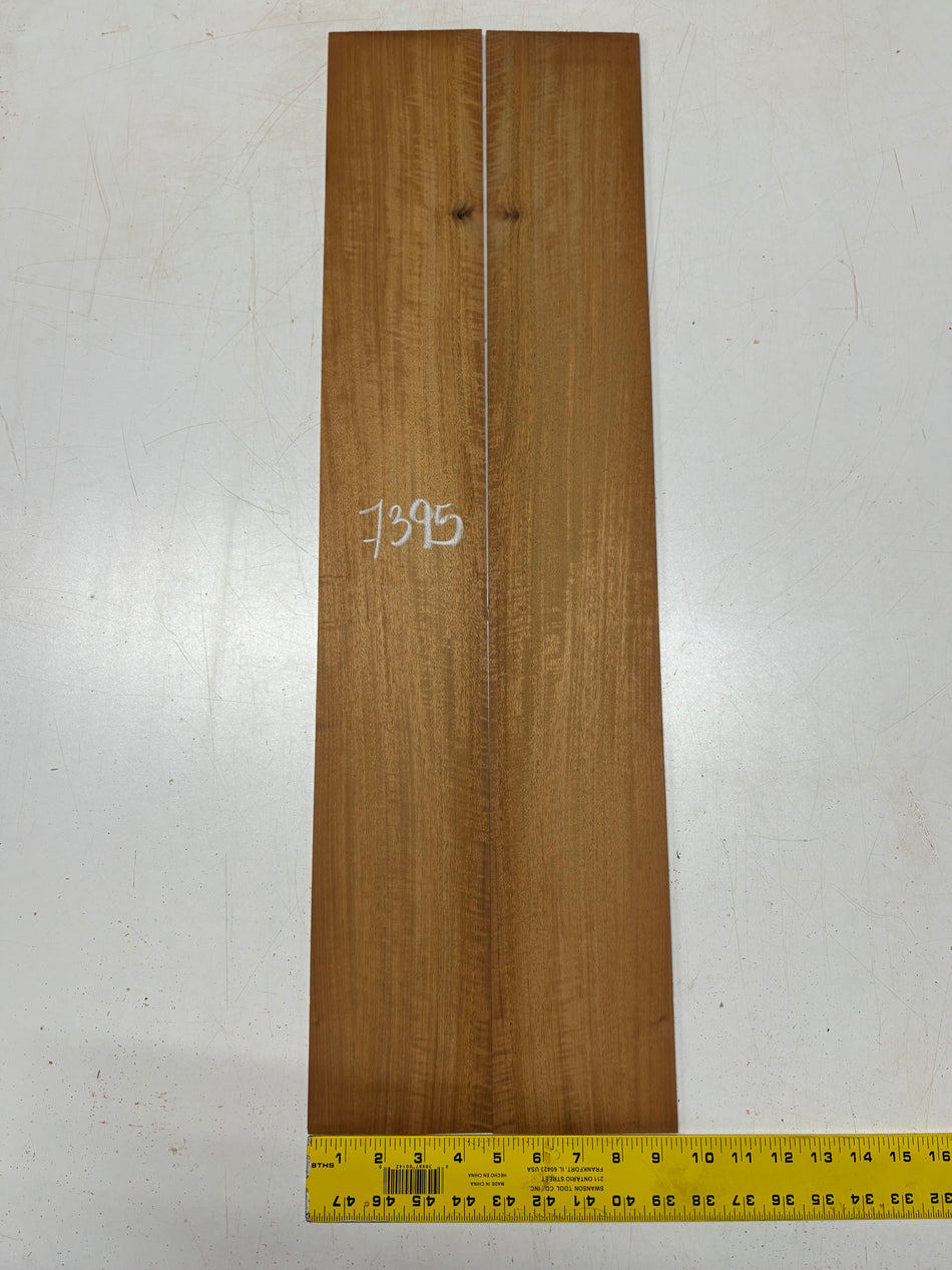 Flame Honduras Mahogany Classical Guitar Side Set  34"x4-3/4"x3/16"#7395