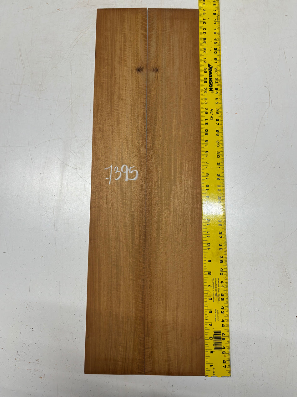 Flame Honduras Mahogany Classical Guitar Side Set  34"x4-3/4"x3/16"#7395