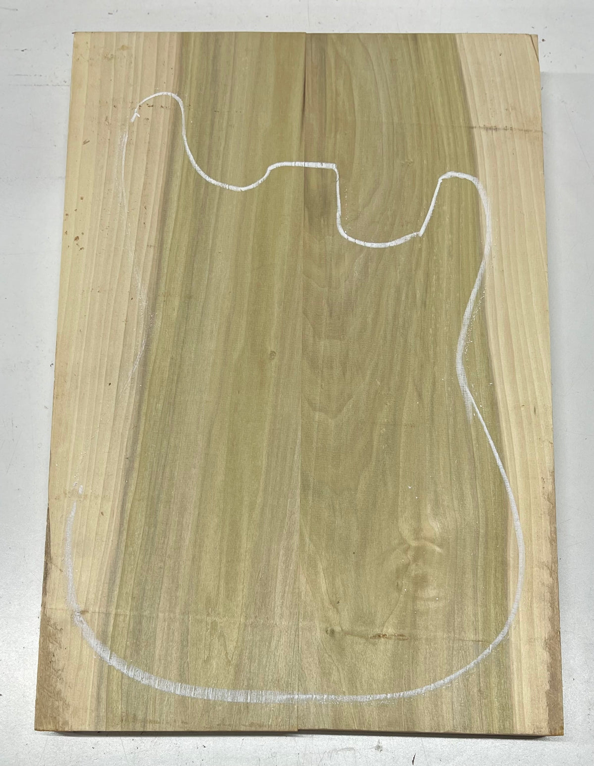 Yellow Poplar Guitar Body Blanks - 21" x 14" x 1-3/4", 11 Lbs #34 - Exotic Wood Zone - Buy online Across USA 