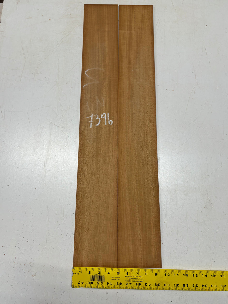 Flame Honduras Mahogany Classical Guitar Side Set  34"x4-3/4"x3/16"#7396