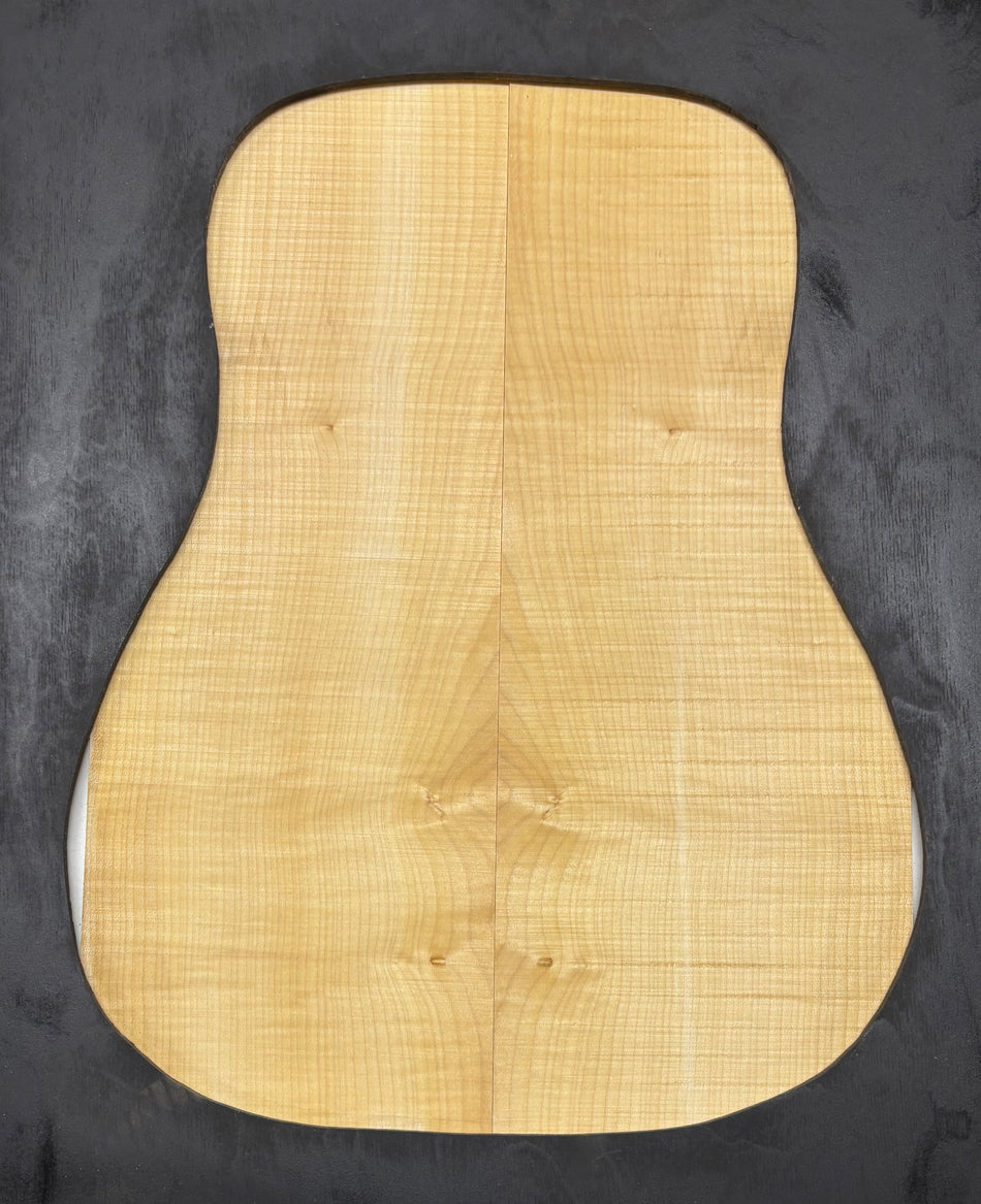 Flame Hard Maple Classical Guitar Back and Side Set #2009
