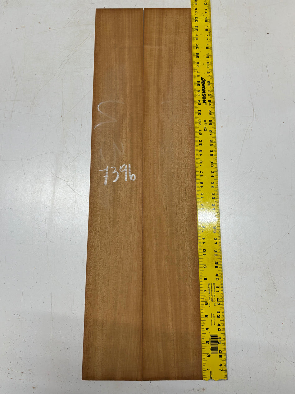 Flame Honduras Mahogany Classical Guitar Side Set  34"x4-3/4"x3/16"#7396