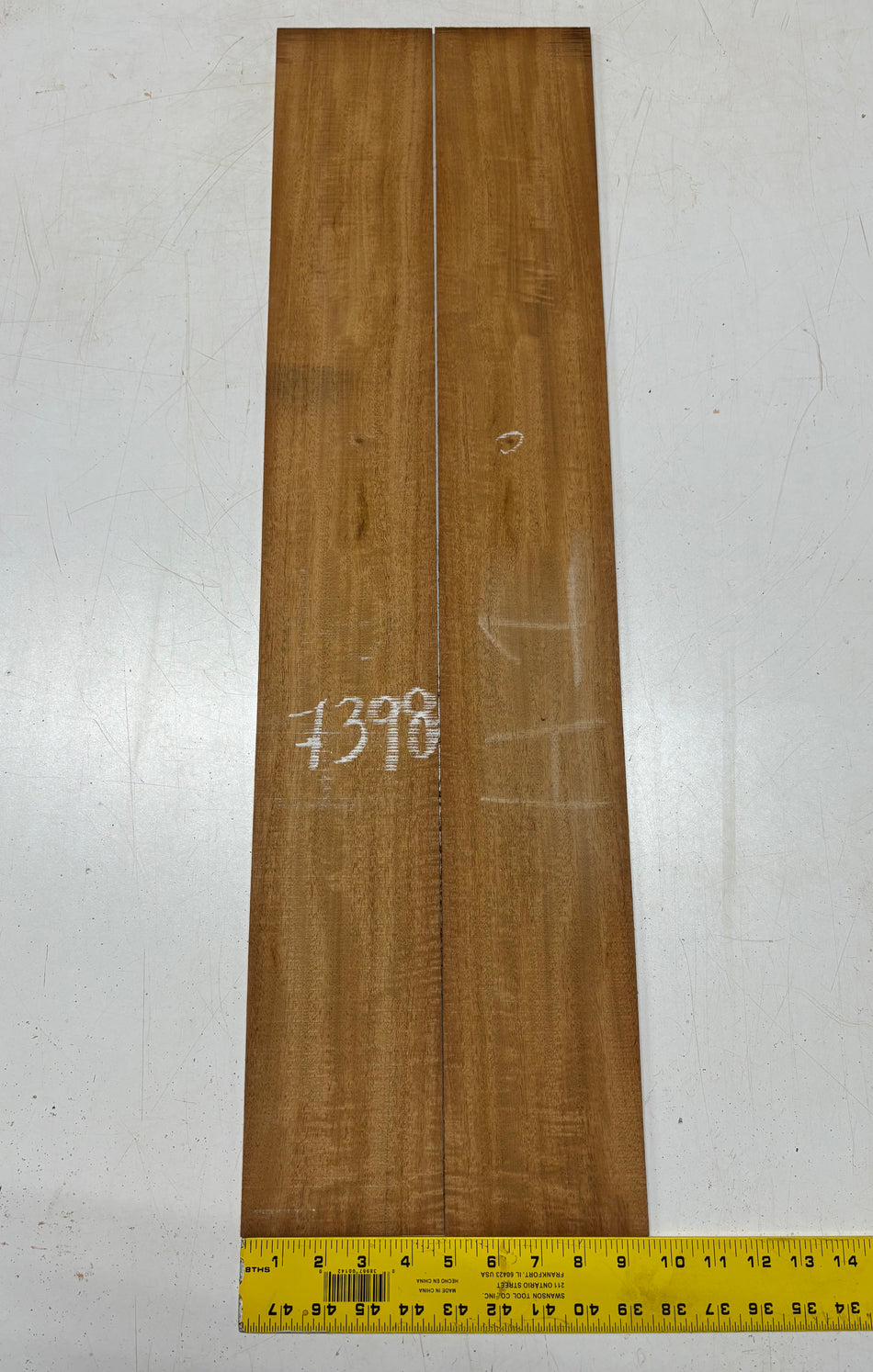 Flame Honduras Mahogany Classical Guitar Side Set  34"x4-3/4"x3/16"#7398