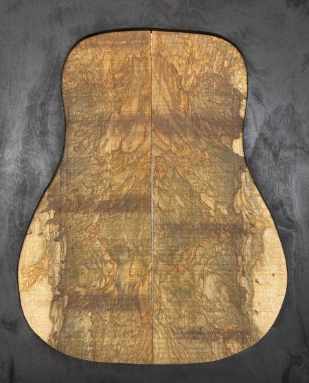 Figured Flame Mango Dreadnought Guitar Back and Side Set #166 - Exotic Wood Zone