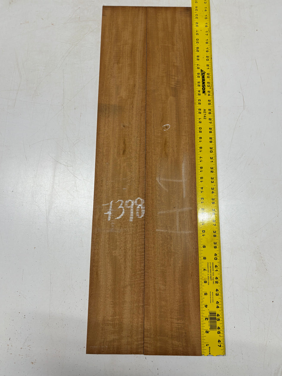 Flame Honduras Mahogany Classical Guitar Side Set  34"x4-3/4"x3/16"#7398