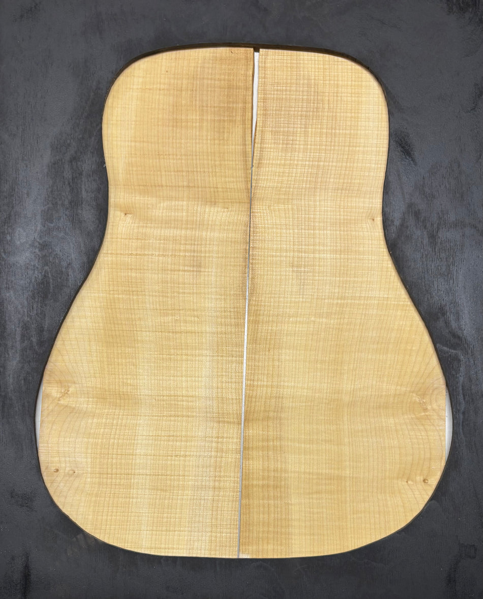 Flame Hard Maple Classical Guitar Back and Side Set #2010