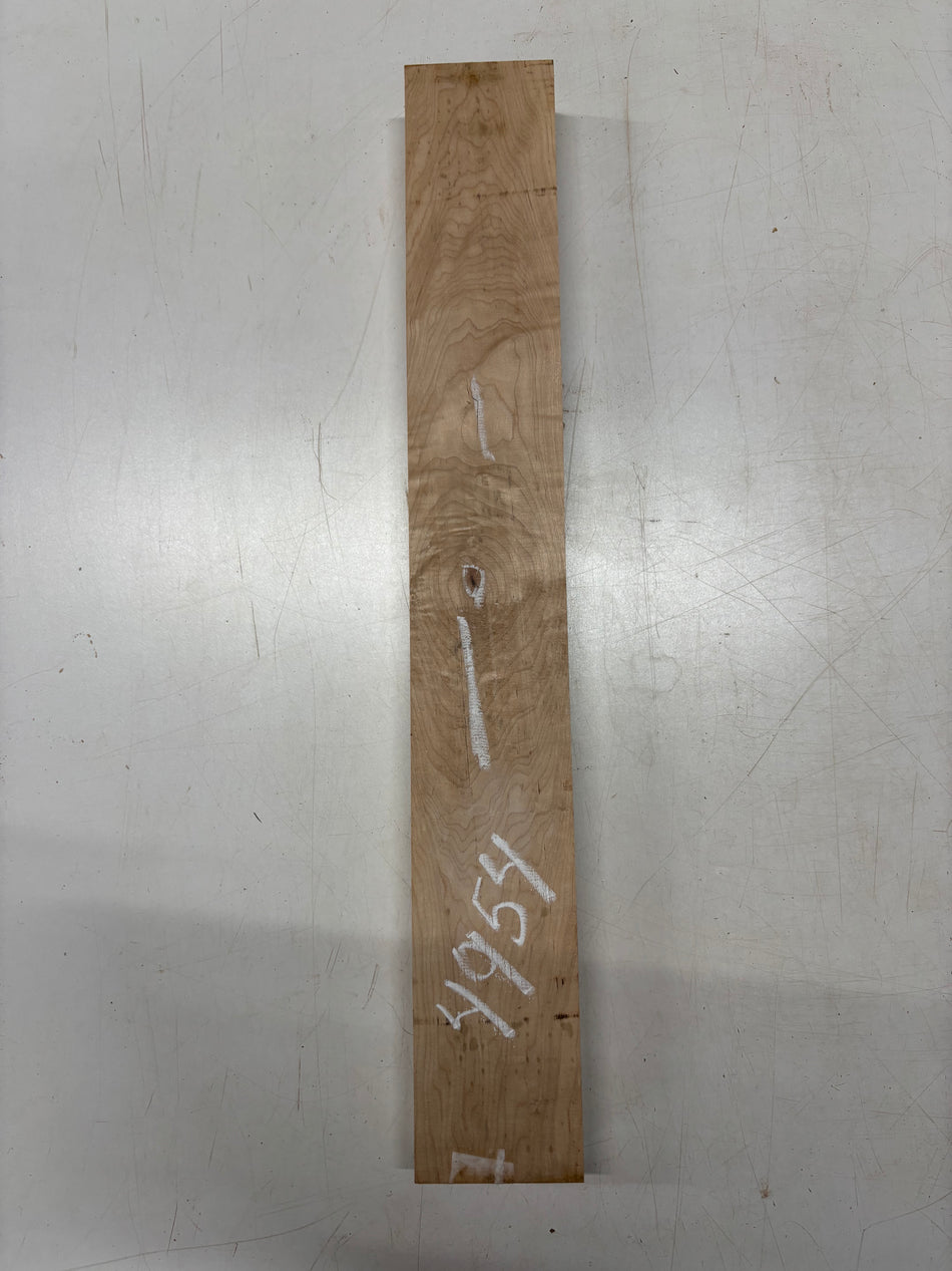 1 Piece, Hard Maple Guitar Neck Blank  24" x 3-1/2" x 1-3/4"#4954