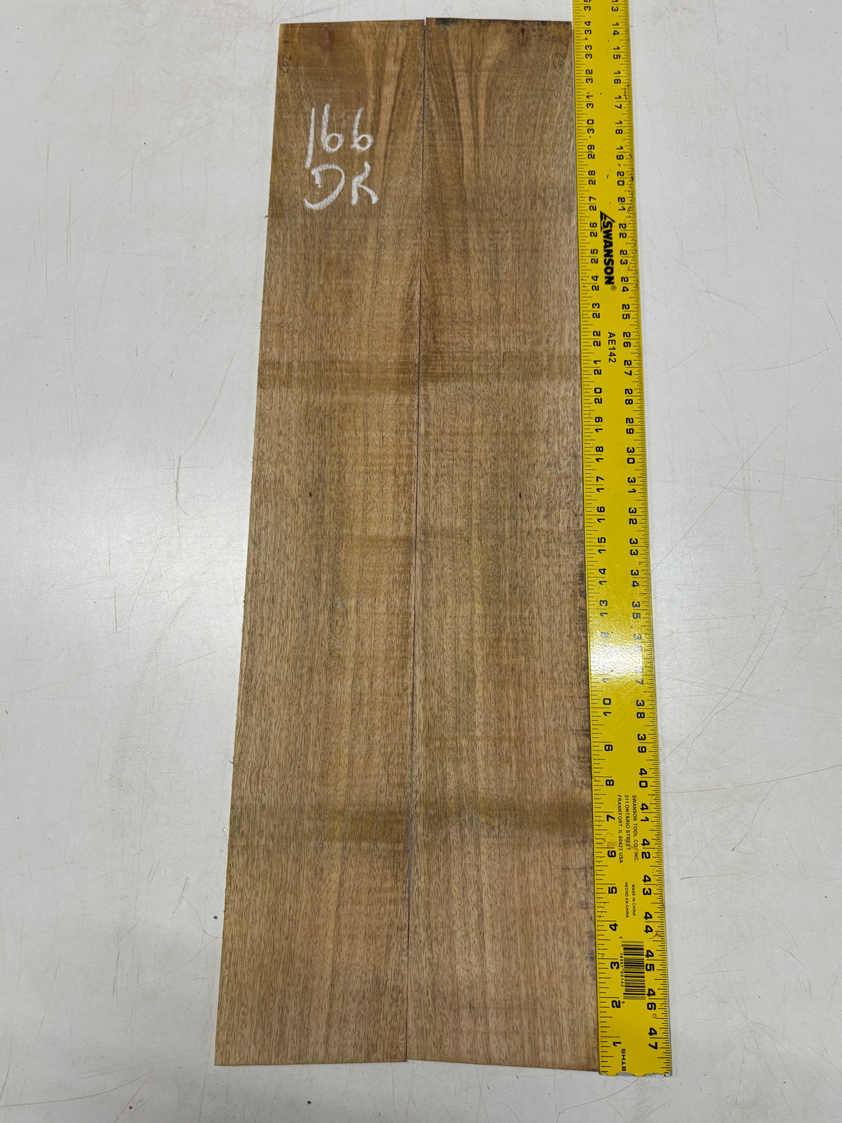 Figured Flame Mango Dreadnought Guitar Back and Side Set #166 - Exotic Wood Zone