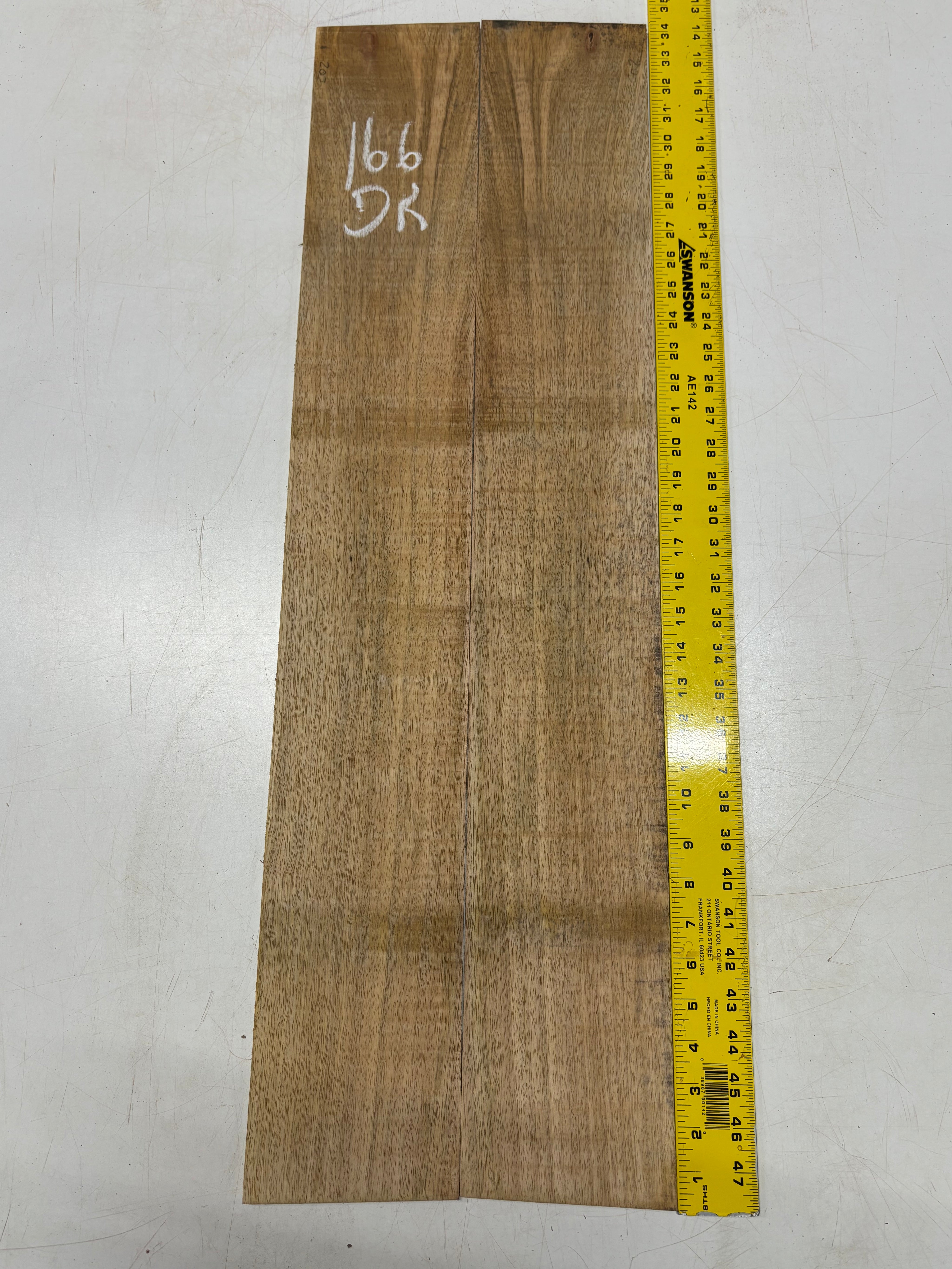 Figured Flame Mango Dreadnought Guitar Back and Side Set #166 - Exotic Wood Zone
