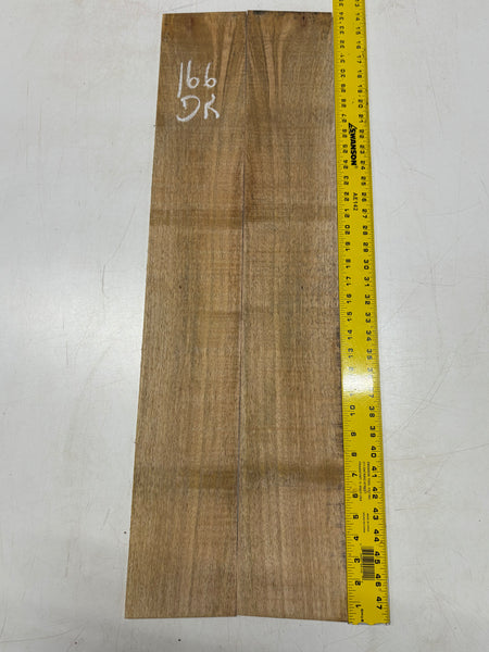 Figured Flame Mango Dreadnought Guitar Back and Side Set #166 - Exotic Wood Zone