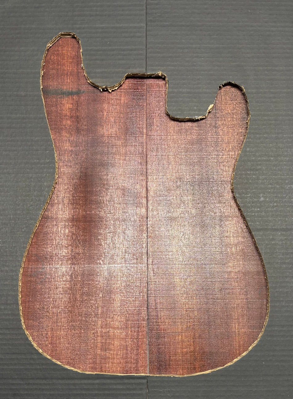 Purpleheart Guitar Drop Top 22" x 7-1/2" x 3/8" #516