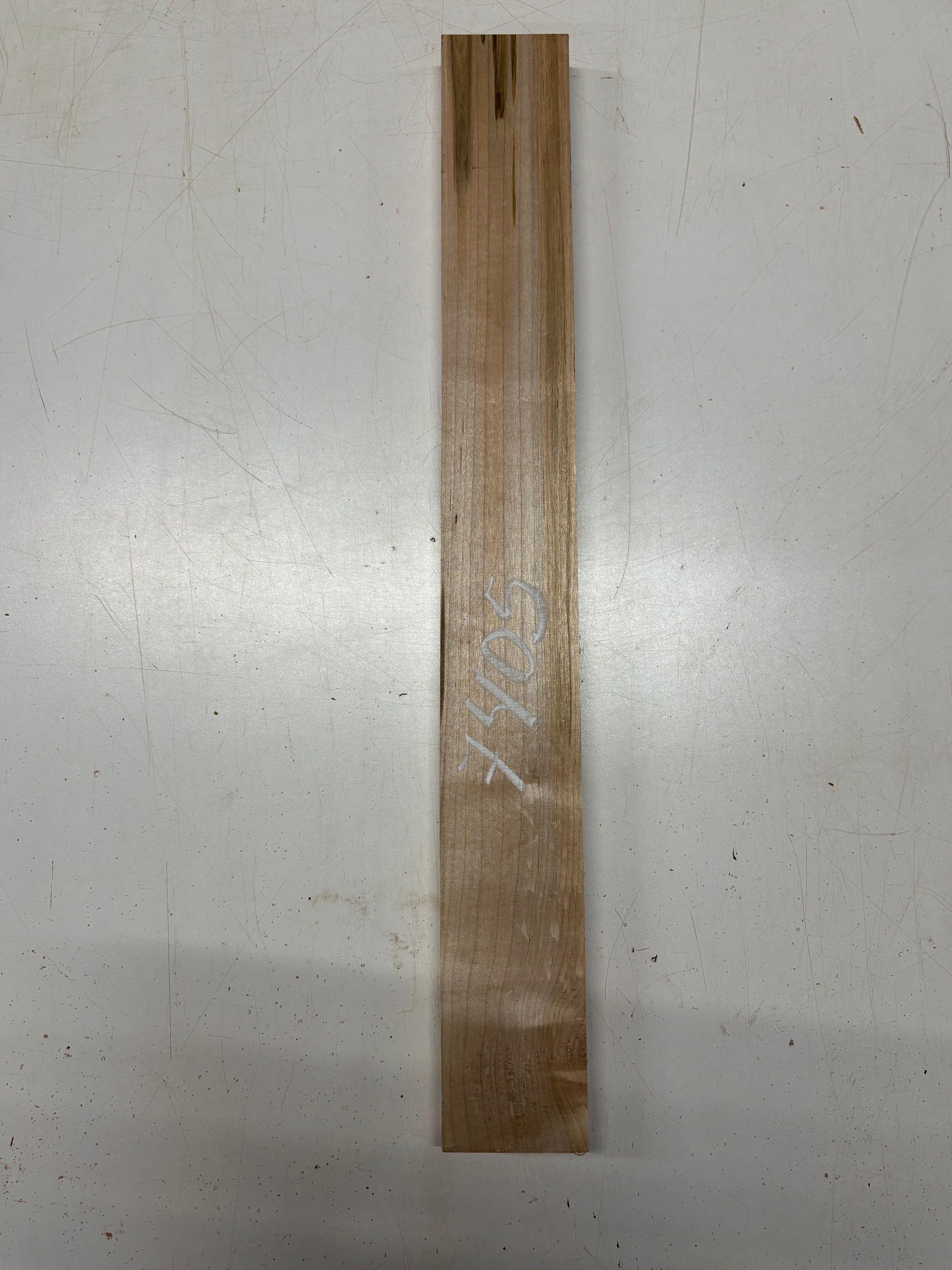 1 Piece, Ambrosia Maple Guitar Neck Blank  24"x2-7/8"x1" #7405 - Exotic Wood Zone