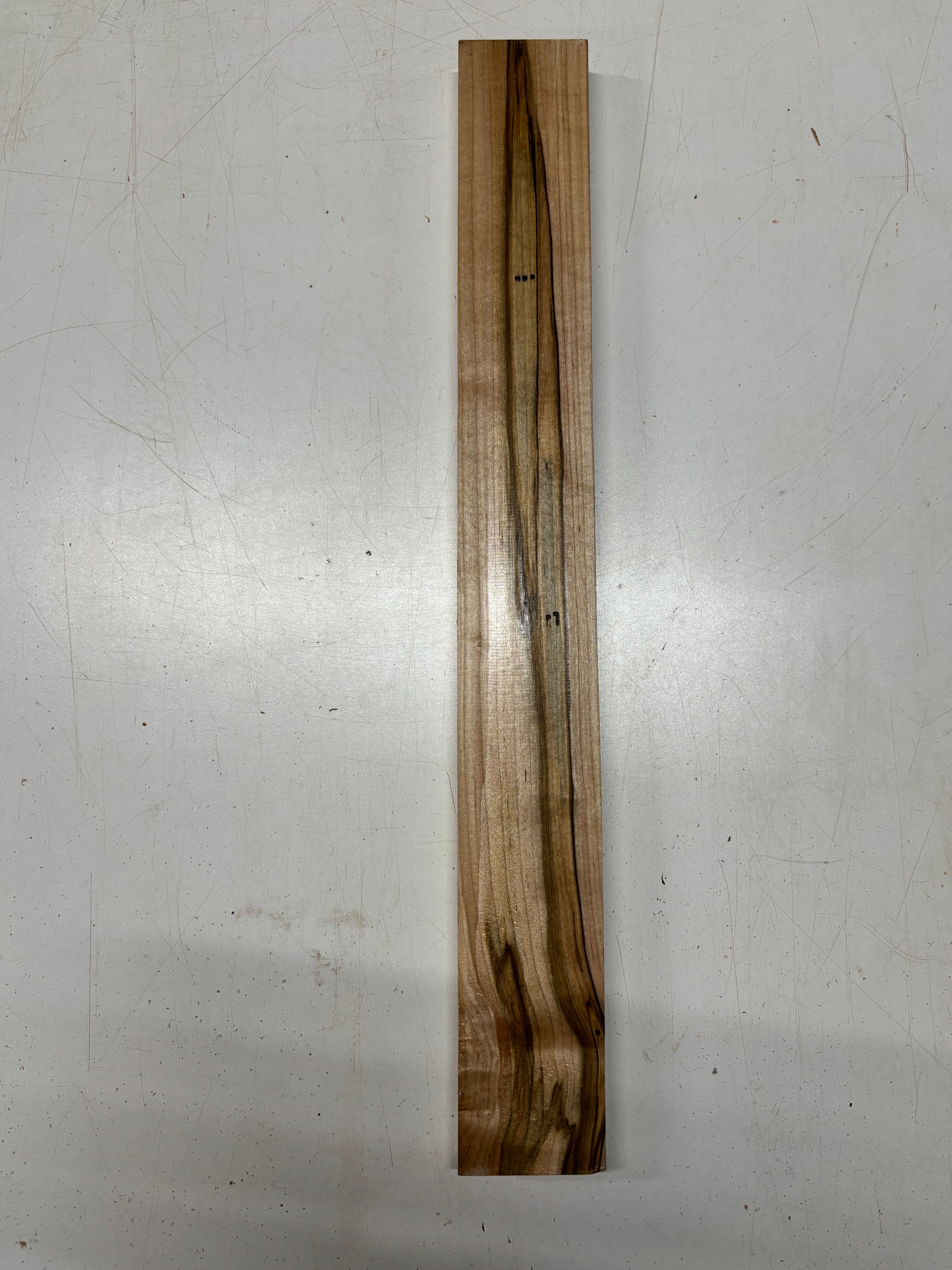 1 Piece, Ambrosia Maple Guitar Neck Blank  24"x2-7/8"x1" #7405 - Exotic Wood Zone