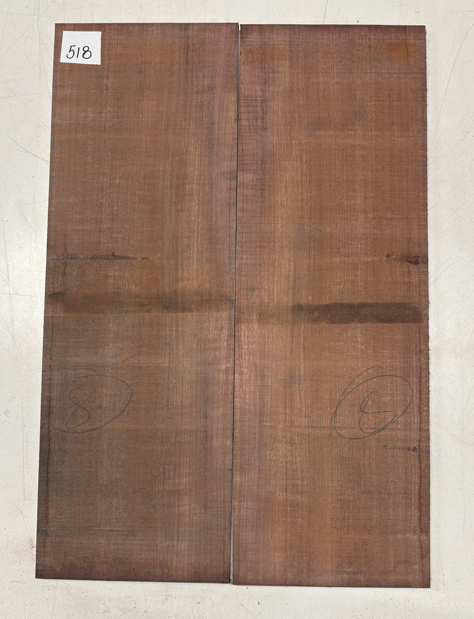 Purpleheart Guitar Drop Top 22" x 7-1/2" x 3/8" #518