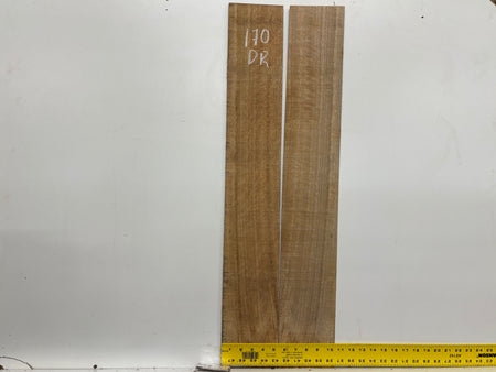 Figured Flame Mango Dreadnought Guitar Back and Side Set #170 - Exotic Wood Zone