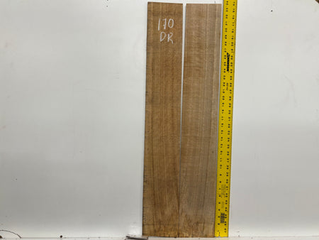 Figured Flame Mango Dreadnought Guitar Back and Side Set #170 - Exotic Wood Zone