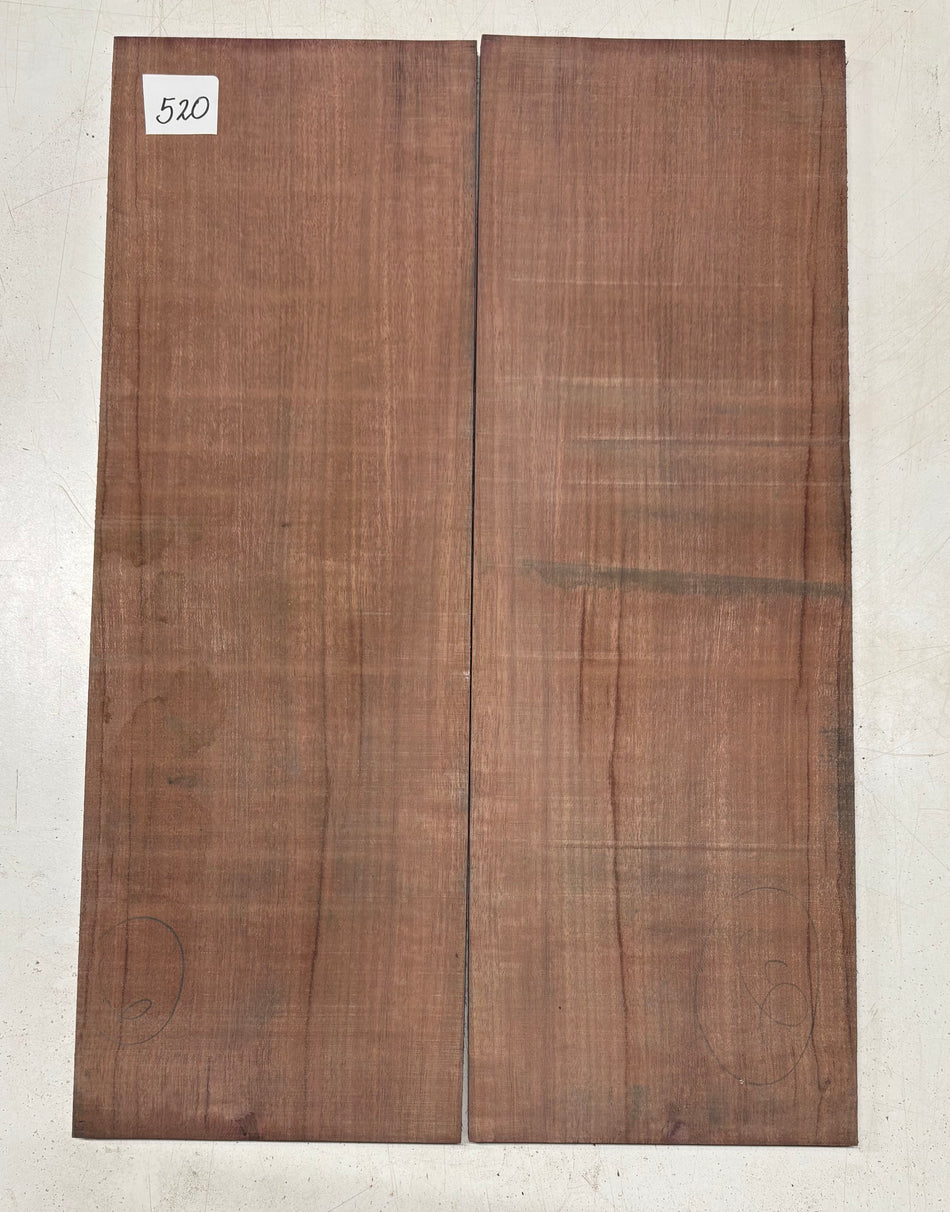 Purpleheart Guitar Drop Top 22" x 7-1/2" x 3/8" #520