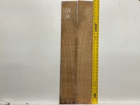 Figured Flame Mango Dreadnought Guitar Back and Side Set #171 - Exotic Wood Zone