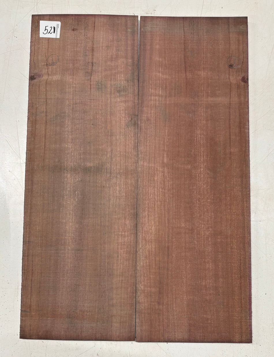 Purpleheart Guitar Drop Top 22" x 7-1/2" x 3/8" #521