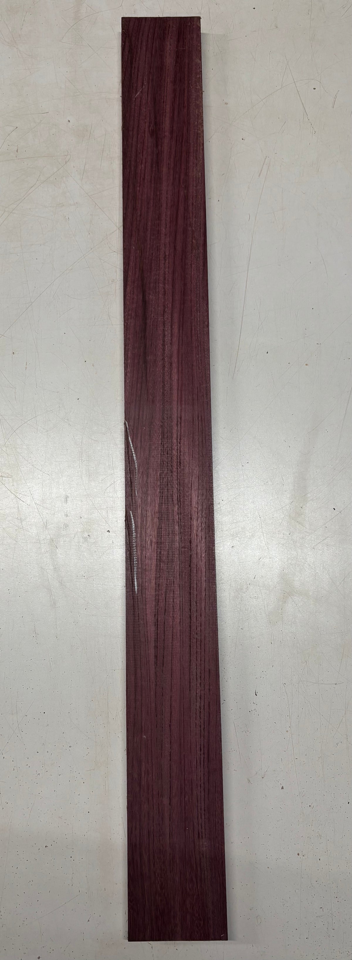 1 Piece, Purpleheart Guitar Neck Blank 42"x4"x7/8" #7410 - Exotic Wood Zone