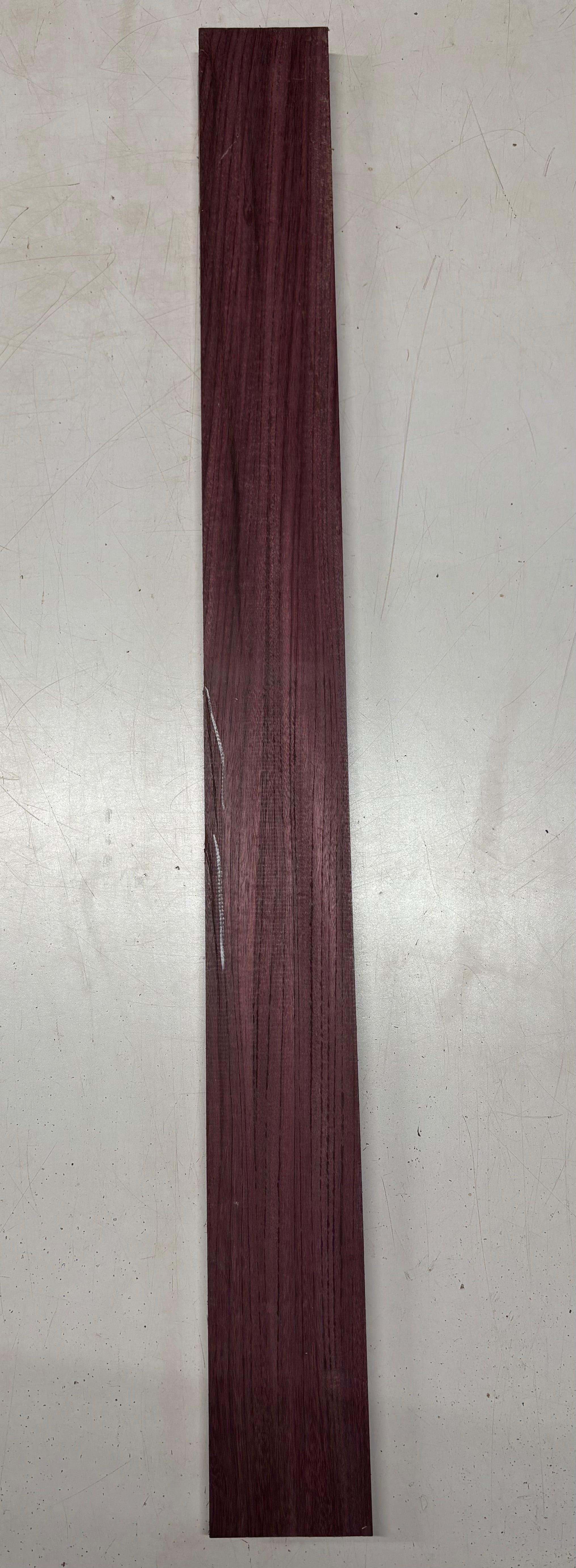 1 Piece, Purpleheart Guitar Neck Blank 42"x4"x7/8" #7410 - Exotic Wood Zone