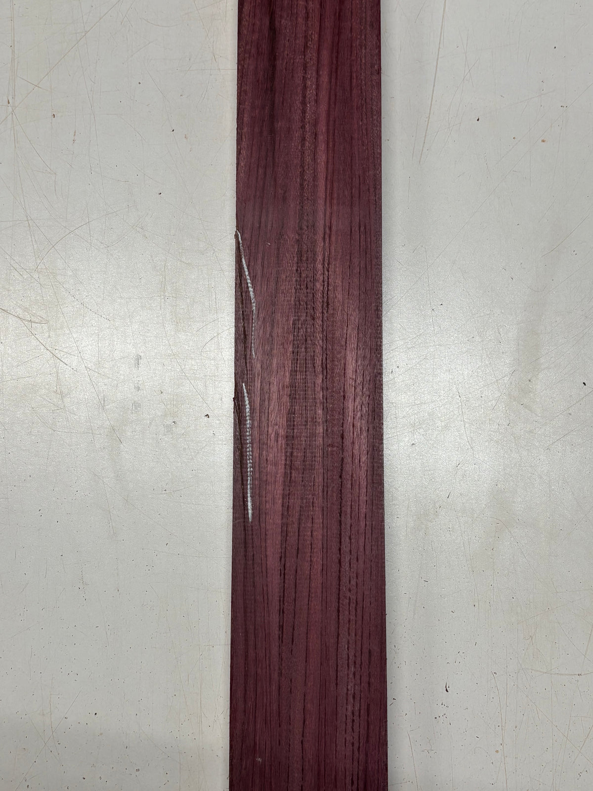 1 Piece, Purpleheart Guitar Neck Blank 42"x4"x7/8" #7410 - Exotic Wood Zone