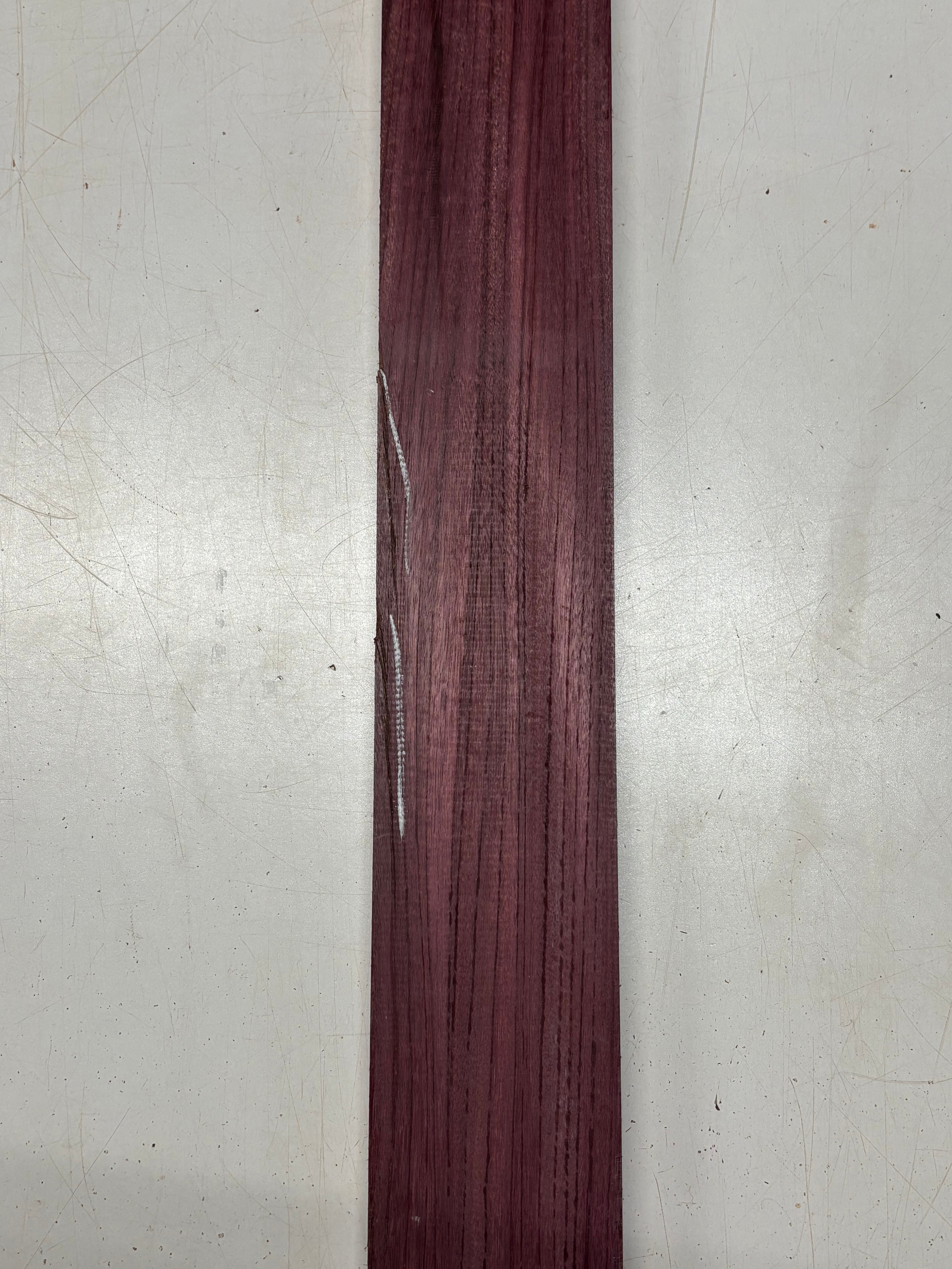 1 Piece, Purpleheart Guitar Neck Blank 42"x4"x7/8" #7410 - Exotic Wood Zone