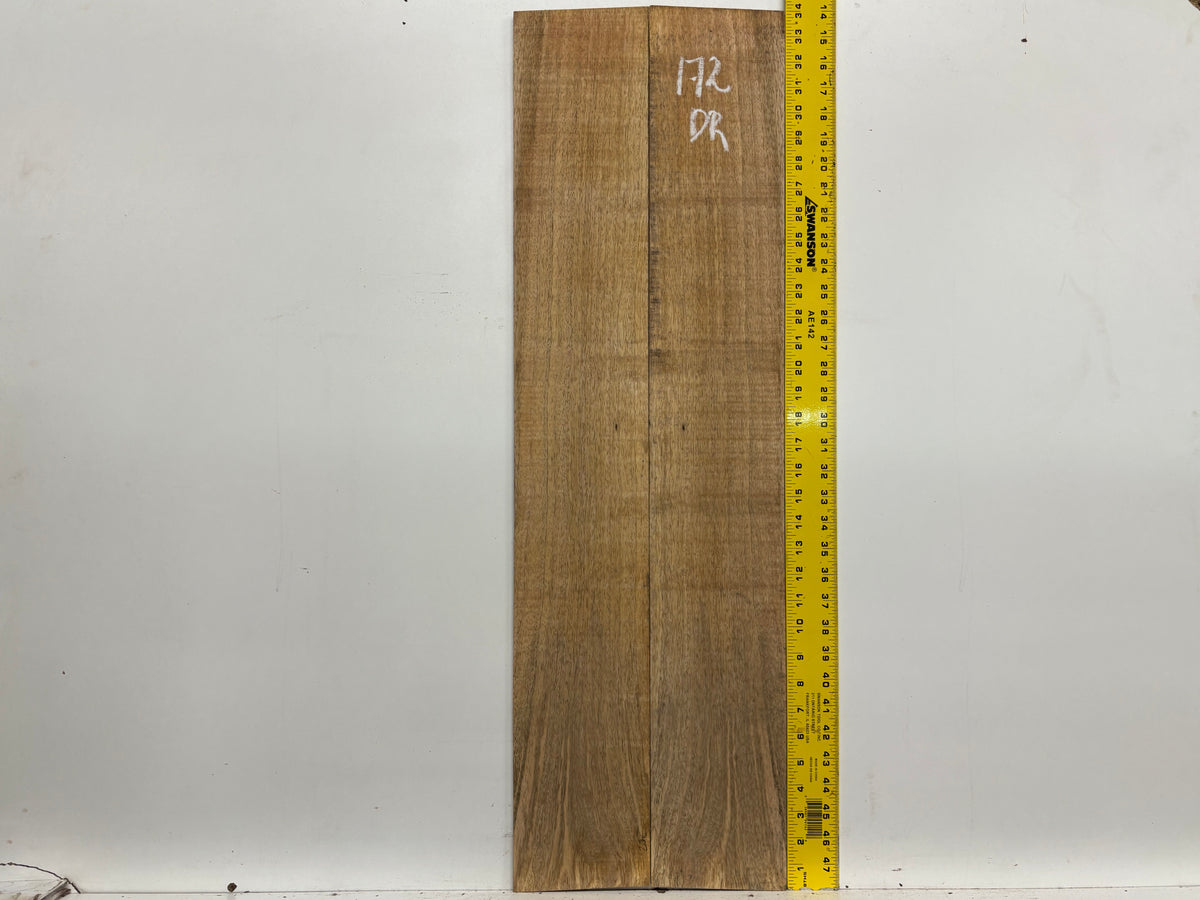 Figured Flame Mango Dreadnought Guitar Back and Side Set #172 - Exotic Wood Zone