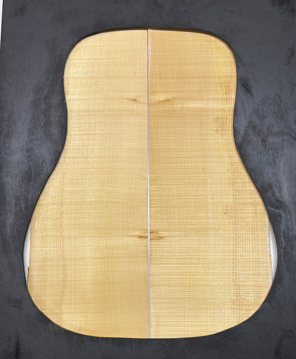 Flame Hard Maple Classical Guitar Back and Side Set #2017