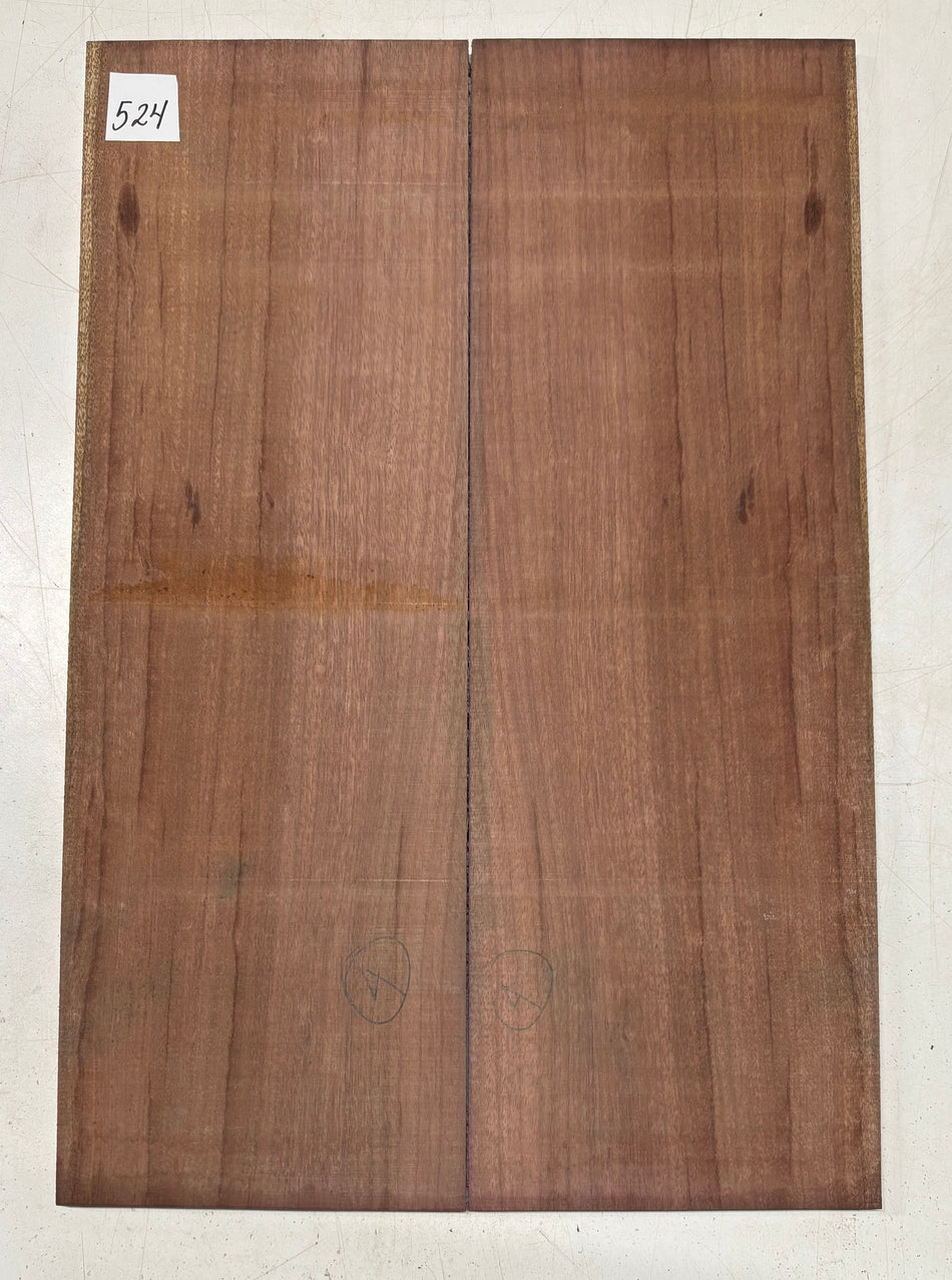 Purpleheart Guitar Drop Top 22" x 7-1/2" x 3/8" #524