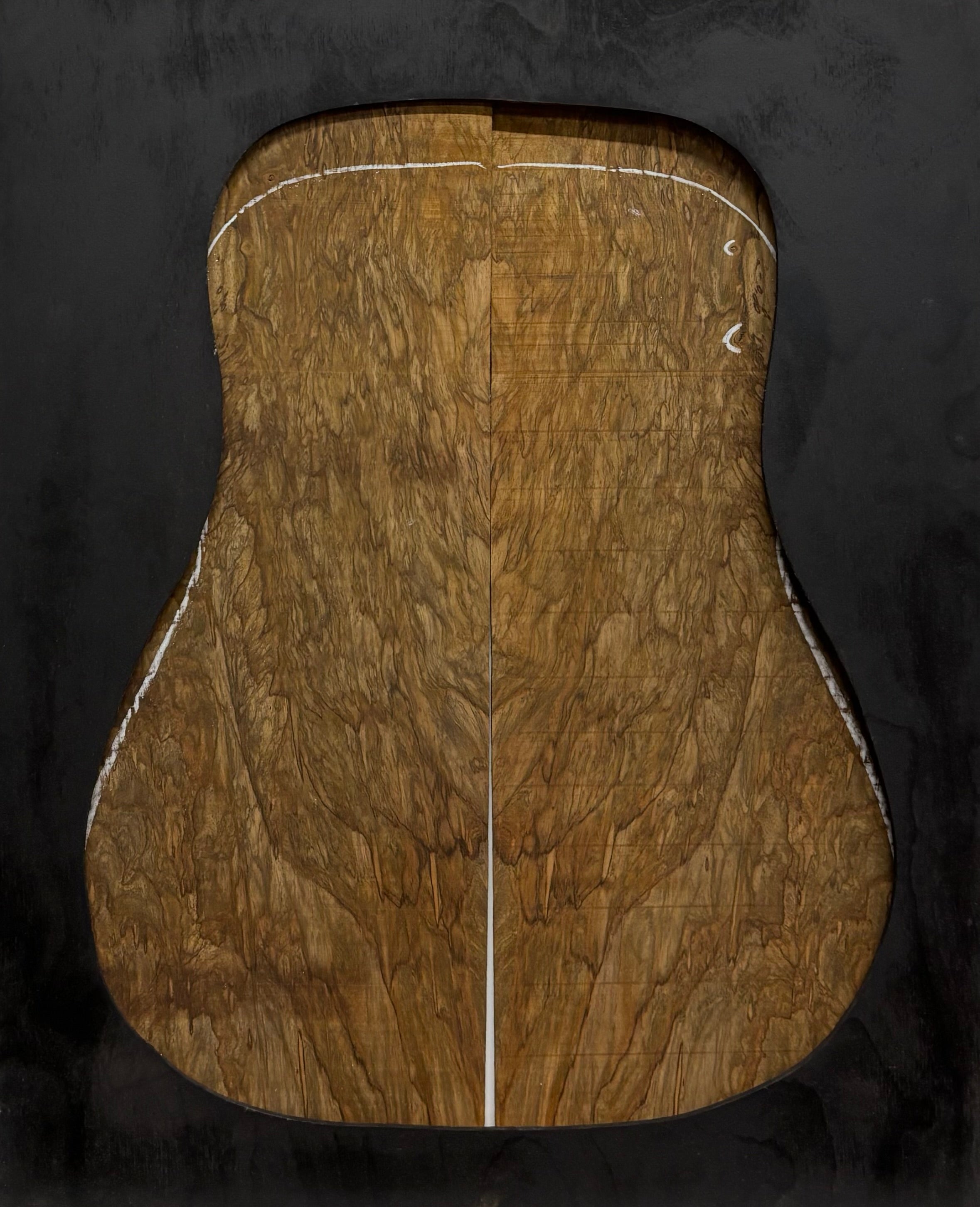 Figured Flame Mango Dreadnought Guitar Back and Side Set #174 - Exotic Wood Zone