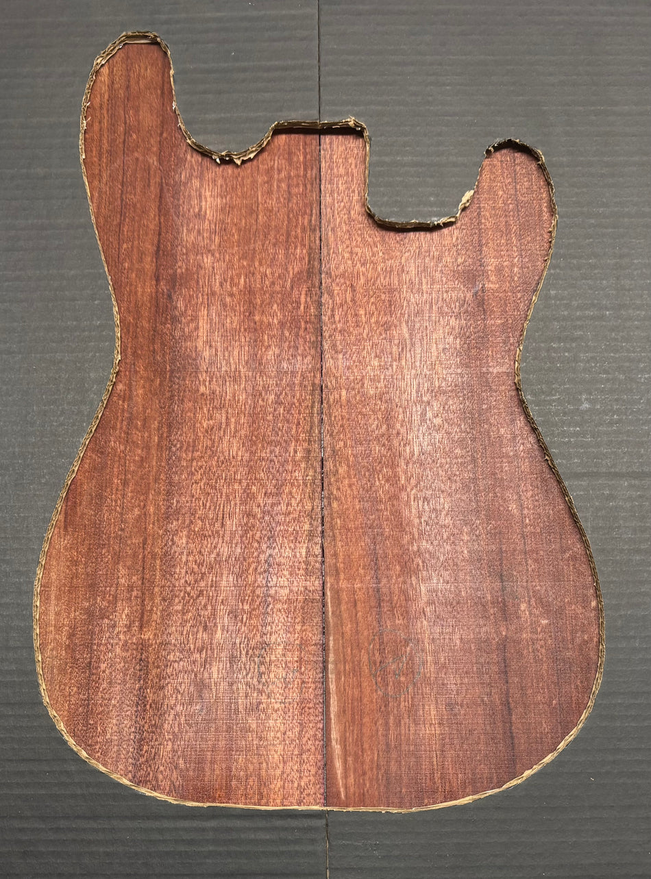 Purpleheart Guitar Drop Top 22" x 7-1/2" x 3/8" #524