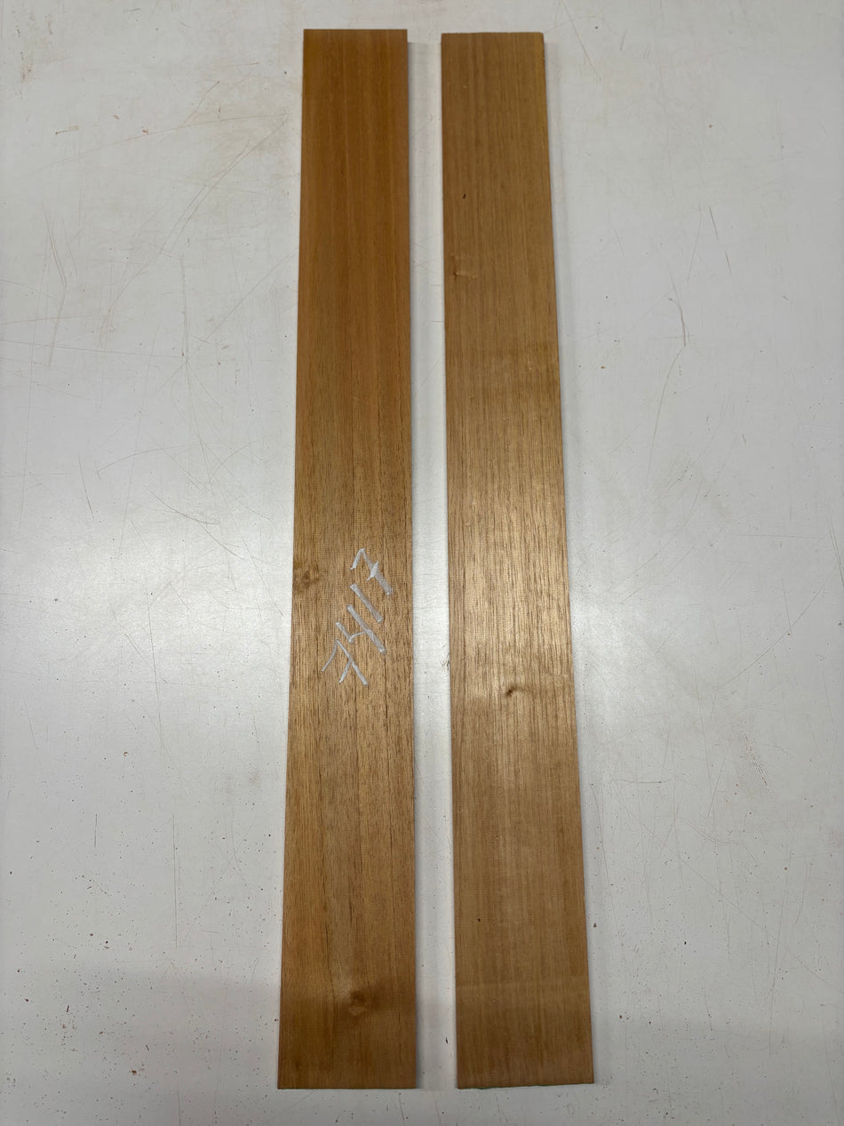 2 Pack, Spanish Cedar Thin Stock Lumber 37"x4"x1/2" #7417 - Exotic Wood Zone