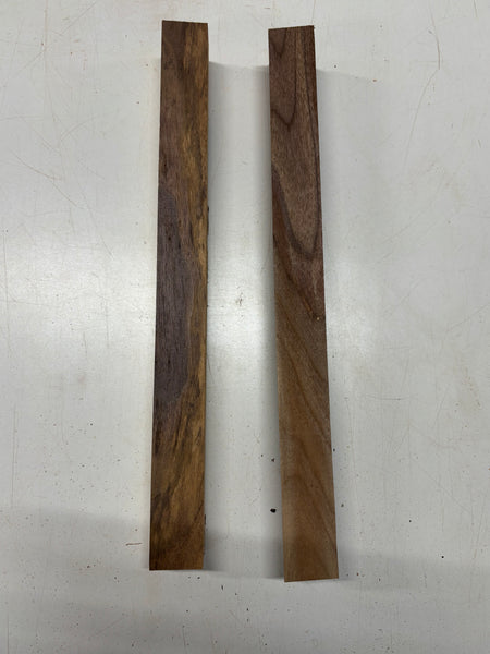 2 Pack, Walnut Live Edge Blanks  21"x1-7/8"x1-1/2" , 21"x1-3/4"x1-1/2"#7418 - Exotic Wood Zone