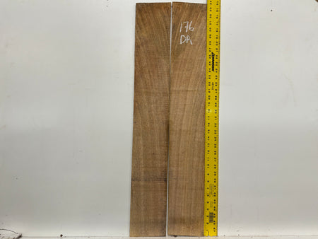 Figured Flame Mango Dreadnought Guitar Back and Side Set #176 - Exotic Wood Zone