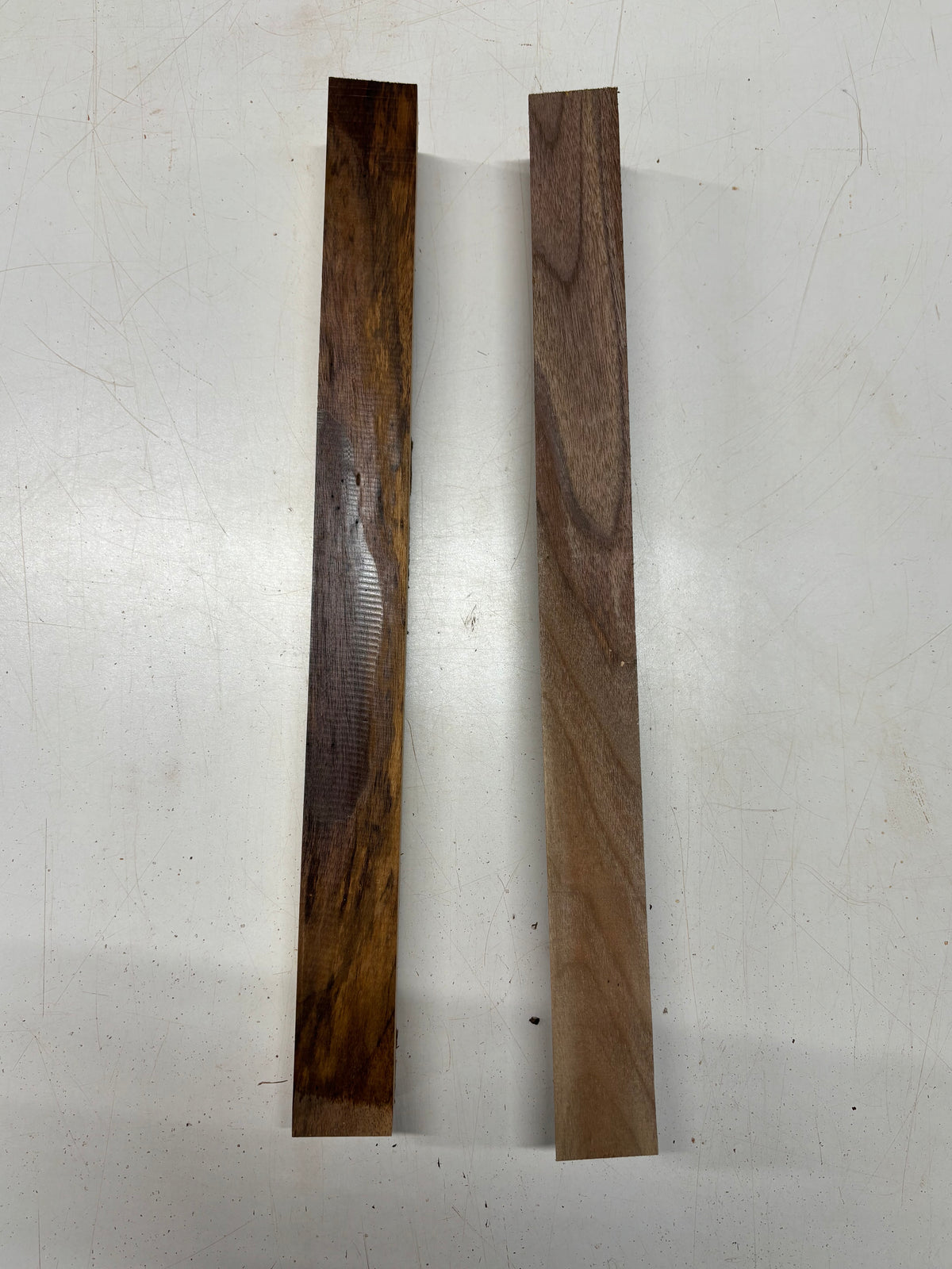 2 Pack, Walnut Live Edge Blanks  21"x1-7/8"x1-1/2" , 21"x1-3/4"x1-1/2"#7418 - Exotic Wood Zone