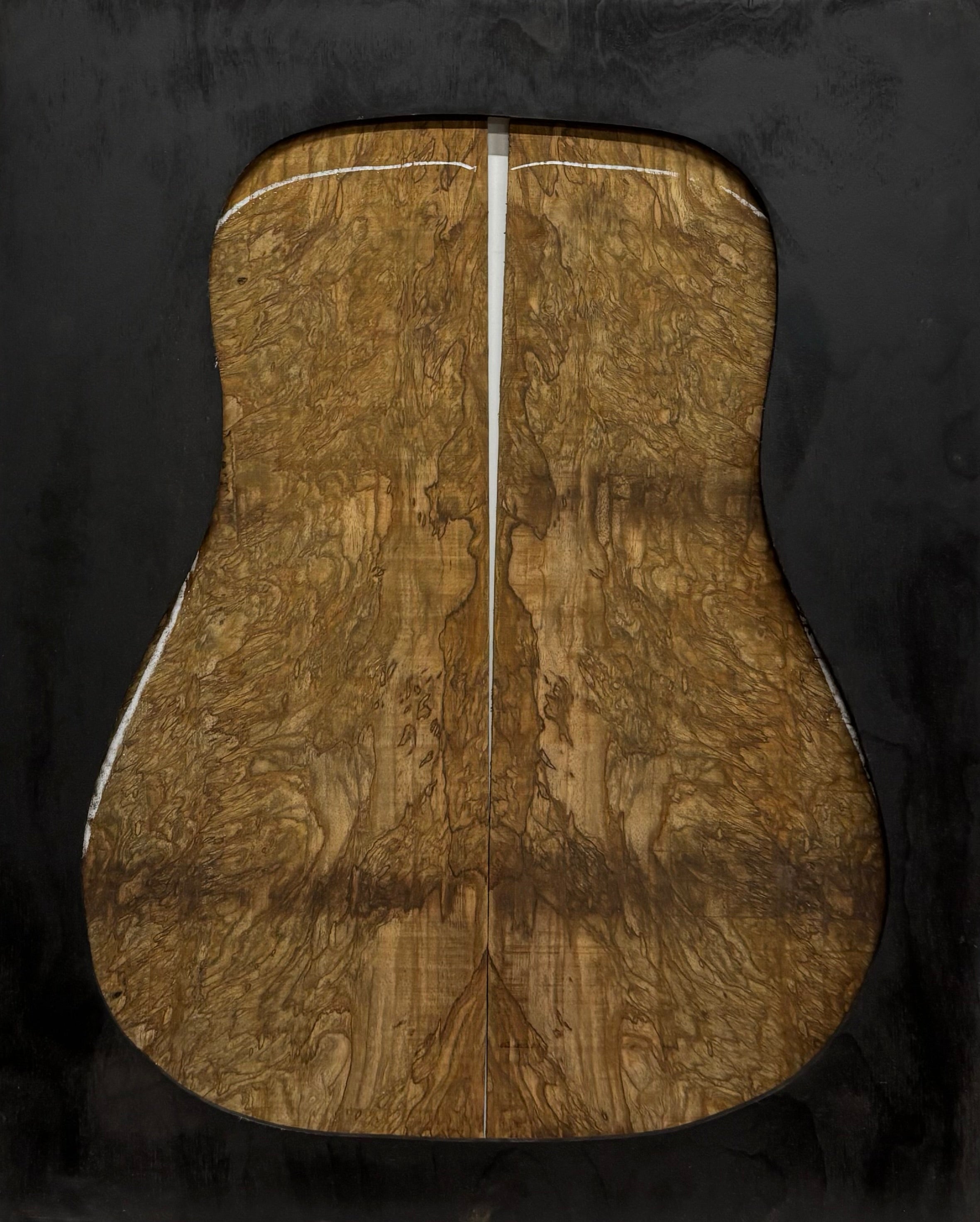 Figured Flame Mango Dreadnought Guitar Back and Side Set #177 - Exotic Wood Zone