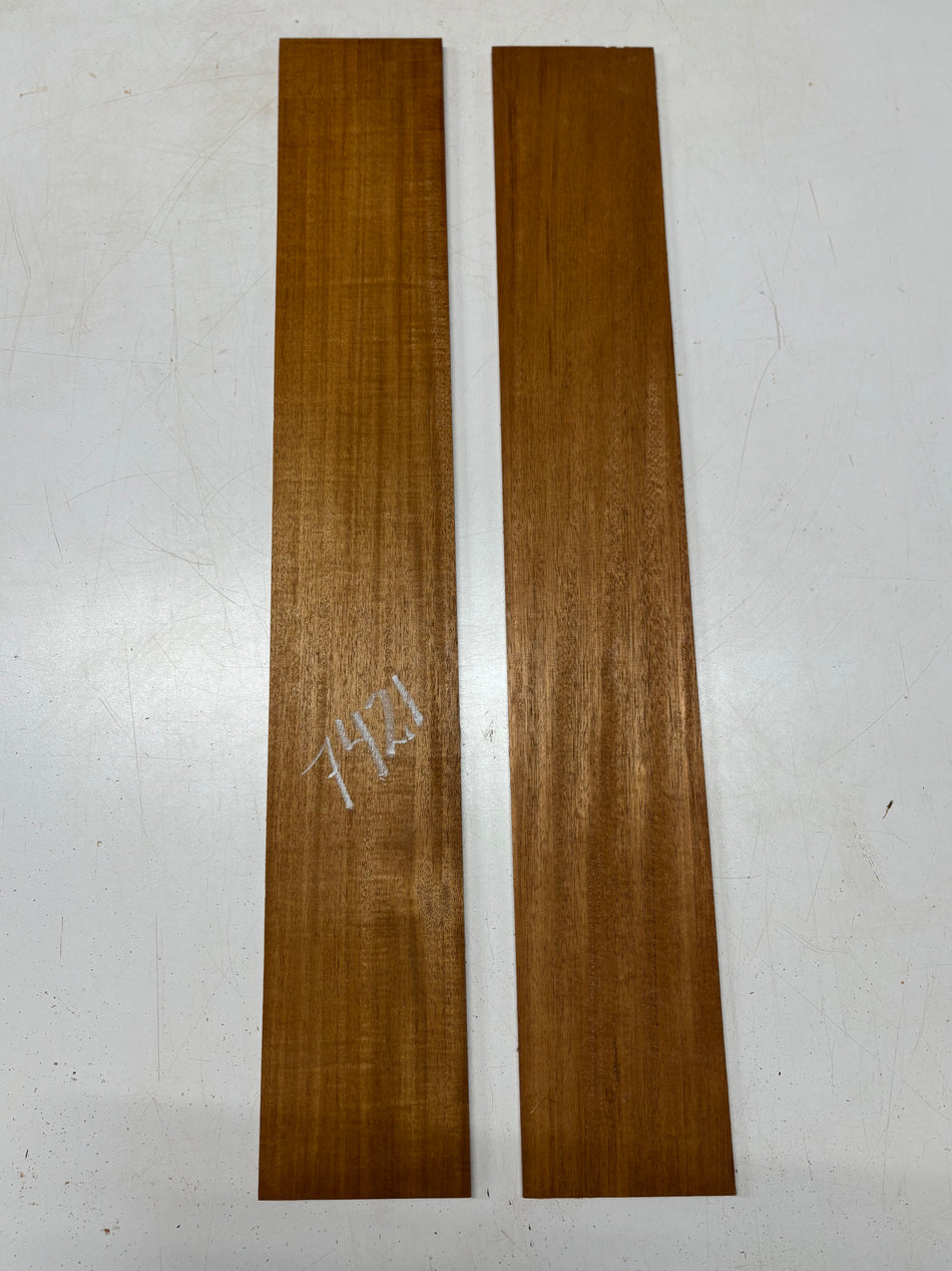 2 Pack, Mahogany Thin Stock Lumber  33"x5"x1/4"#7421