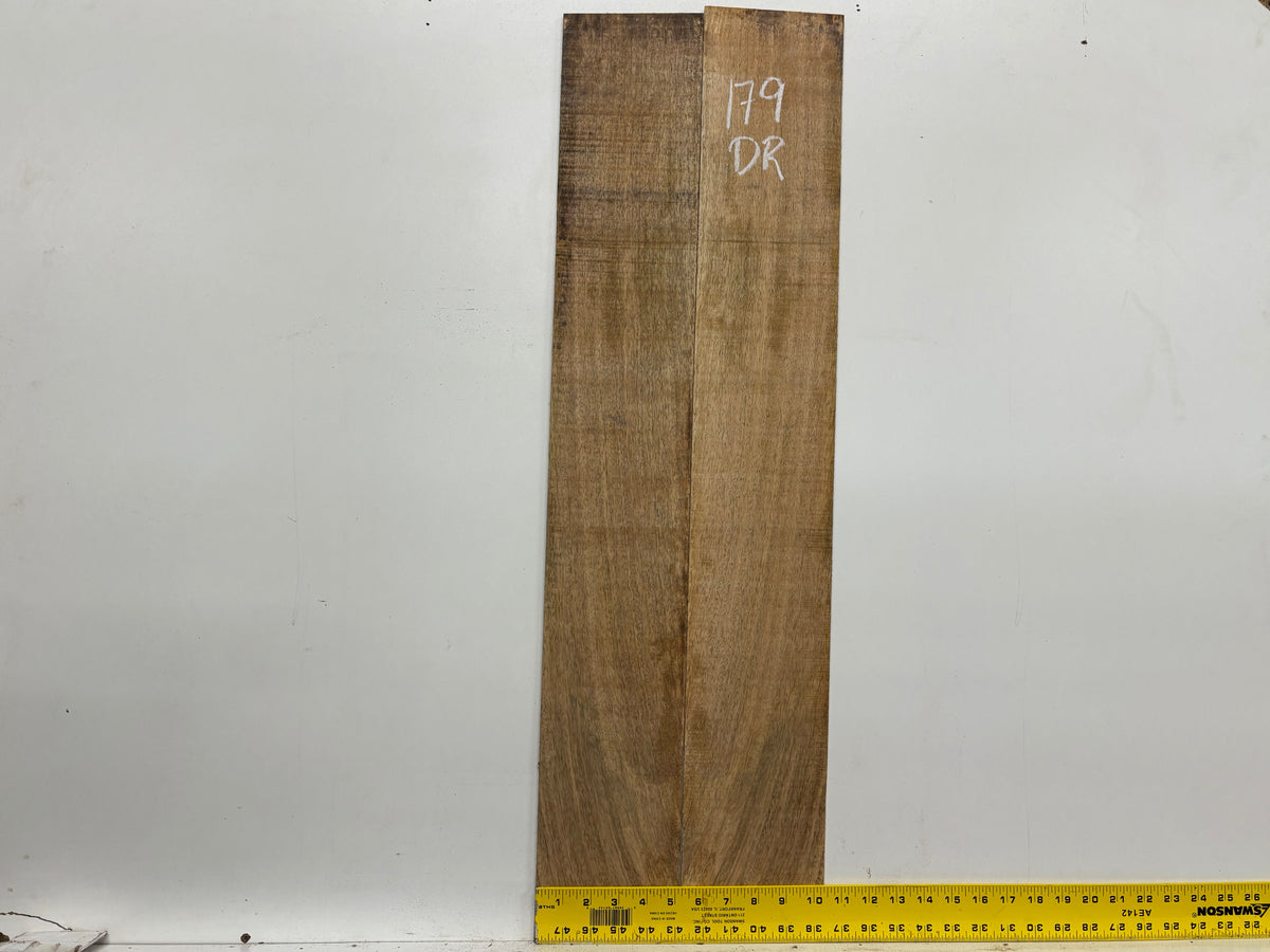 Figured Flame Mango Dreadnought Guitar Back and Side Set #179 - Exotic Wood Zone