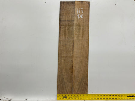 Figured Flame Mango Dreadnought Guitar Back and Side Set #179 - Exotic Wood Zone