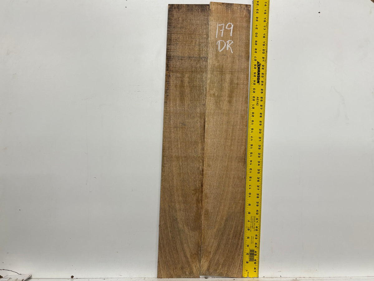 Figured Flame Mango Dreadnought Guitar Back and Side Set #179 - Exotic Wood Zone